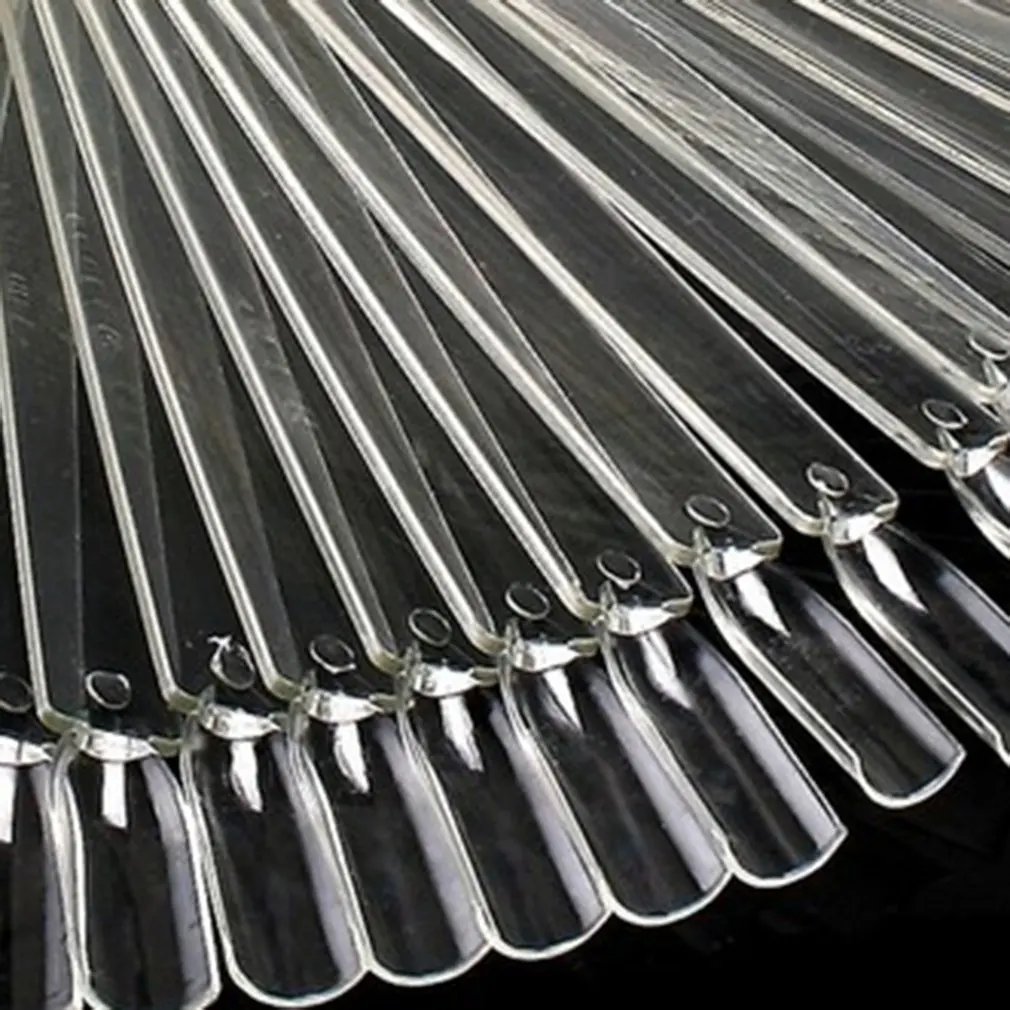 50/набор наконечников для дизайна ногтей демонстрационные палочки практики