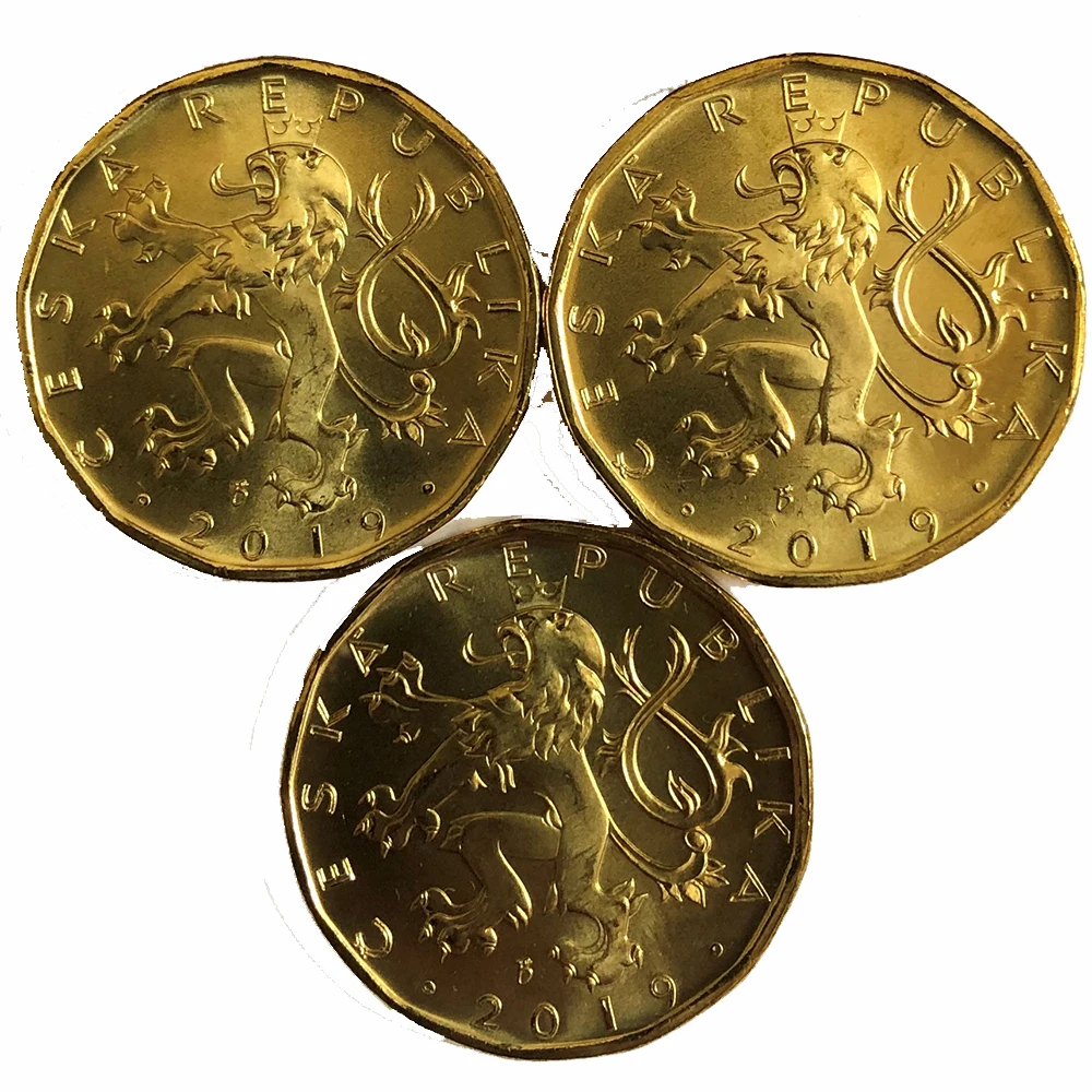 Набор из 3 предметов монеты Чехословакии 100 юбилей Чехии издание о независимости