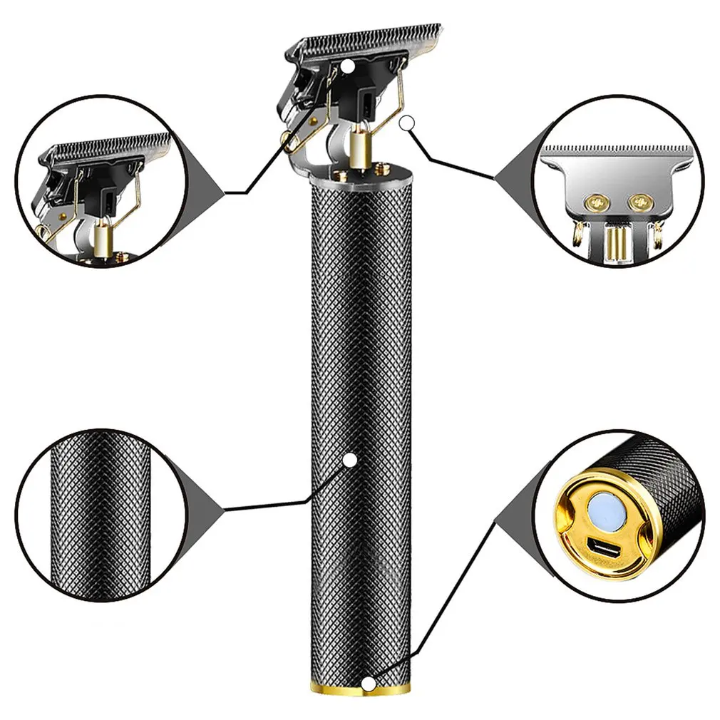 

Rechargeable Electric Hair Clipper Men's Electric Waterproof Hair Clipper Low Noise Portable Hair Clipper Hair Cutting Machine