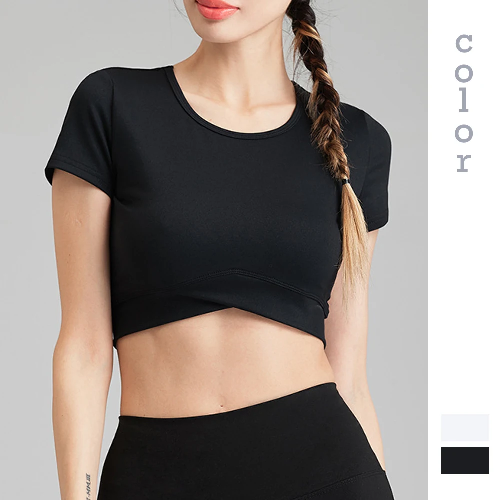 Одежда для йоги Moonglade Спортивная футболка фитнеса с коротким рукавом новинка 2020