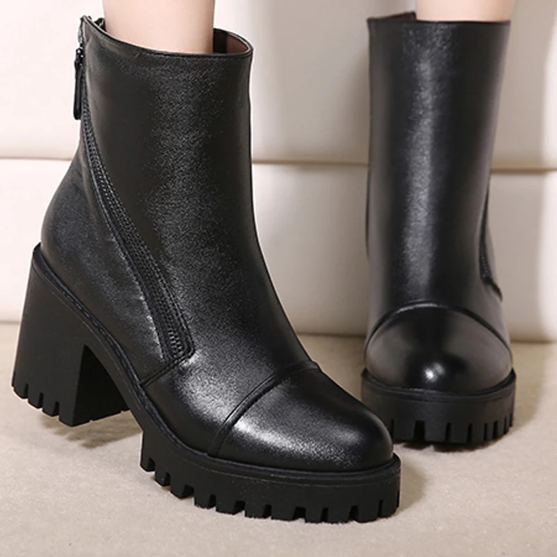 Женские зимние сапоги из натуральной кожи размеры 34 40|Зимние сапоги| |