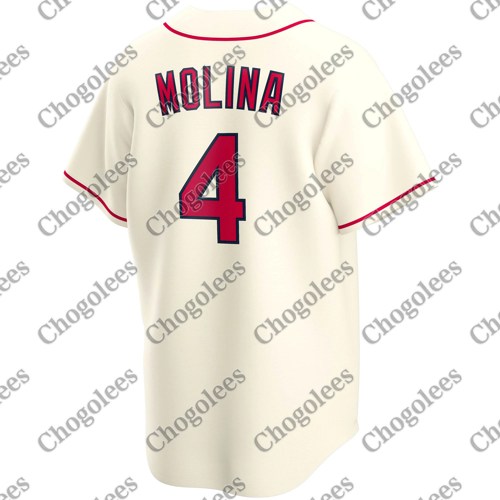

Jrsei de beisebol yadier molina st. louis alternate 2020 jogador jrsei-creme