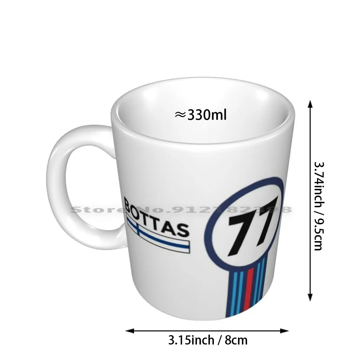 2015-#77 Bottas [V2] керамические кружки кофейные чашки Кружка для молока и чая гоночная
