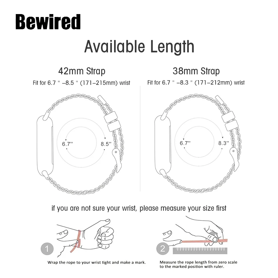 

Stainless Steel Loop Band for Apple Watch Band Strap 38MM 42MM for iWatch SE 6/5/4/3/2/1 40MM 44MM Bracelet Wrist Watchband