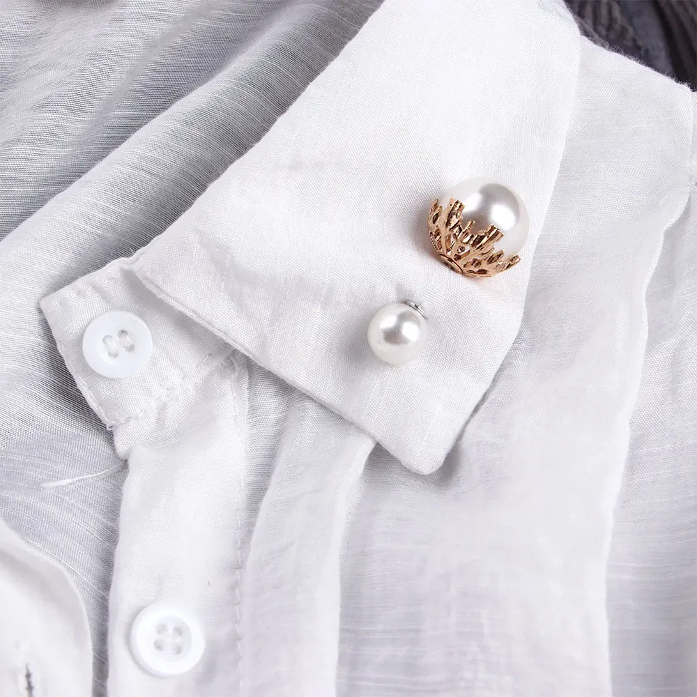 Простая брошь с искусственным жемчугом разнообразные стили имитирующие жемчуг