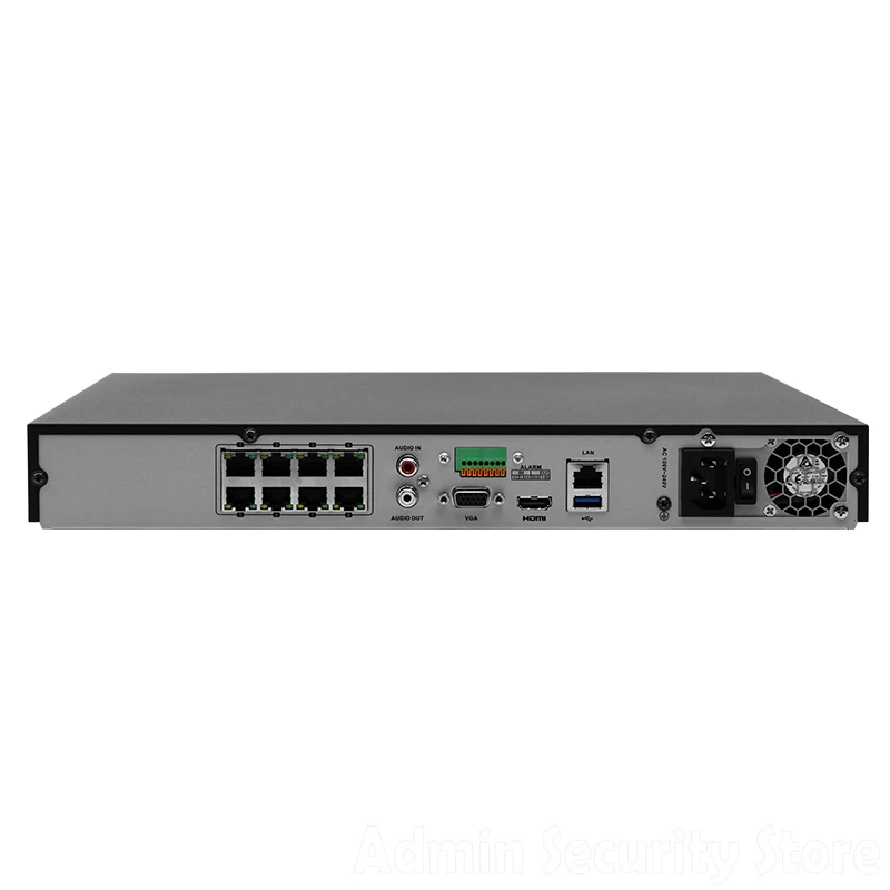 Hikvision DS-7608NI-I2/8 P 8CH NVR 4K выход 8 PoE портов GSM сигнализация H.265 2SATA P2P Plug Play обновляемая