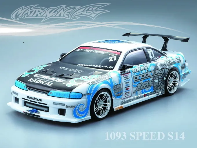 1 Набор Silvia S14 1/10 drift RC PC корпус 195 ширина прозрачный чистый без окраски drift корпус RC hsp hpi trax Tamiya