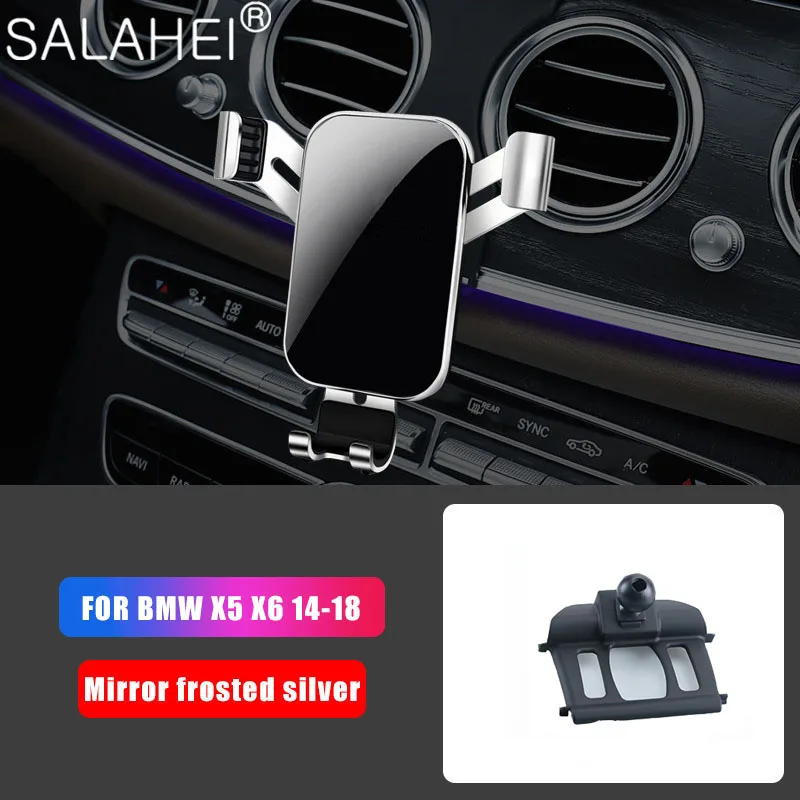 

For BMW X5 X6 2014 2015 2016 Phone Holder Auto Air Vent Mount Cell Phone Holder Dashobard Stand Cover For BMW X5 X6 2017 2018