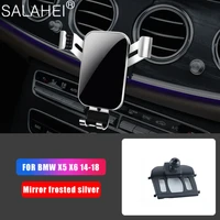 for bmw x5 x6 2014 2015 2016 phone holder auto air vent mount cell phone holder dashobard stand cover for bmw x5 x6 2017 2018