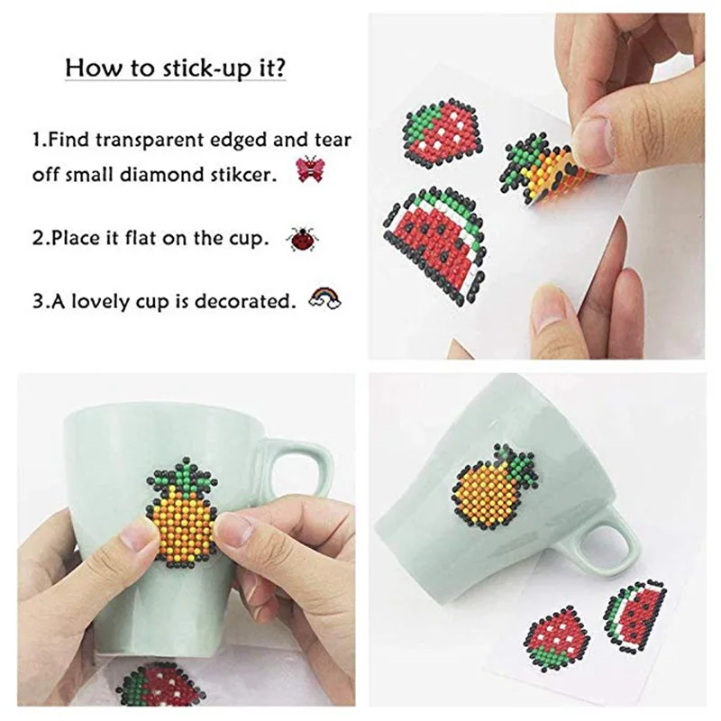 Легко Алмазная краска для детей 5D алмазная по номерам мозаика изготовление