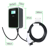 evse wallbox wall mount type 1 cable sae j 1772 level 2 16a 32a ev charging station cable 32a electric vehicle car charger