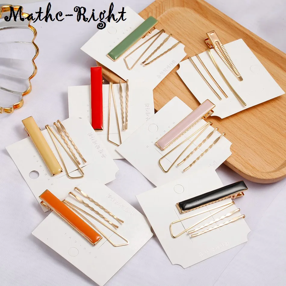 Ювелирное изделие для волос Match Right 4 шт./компл. металлическая заколка