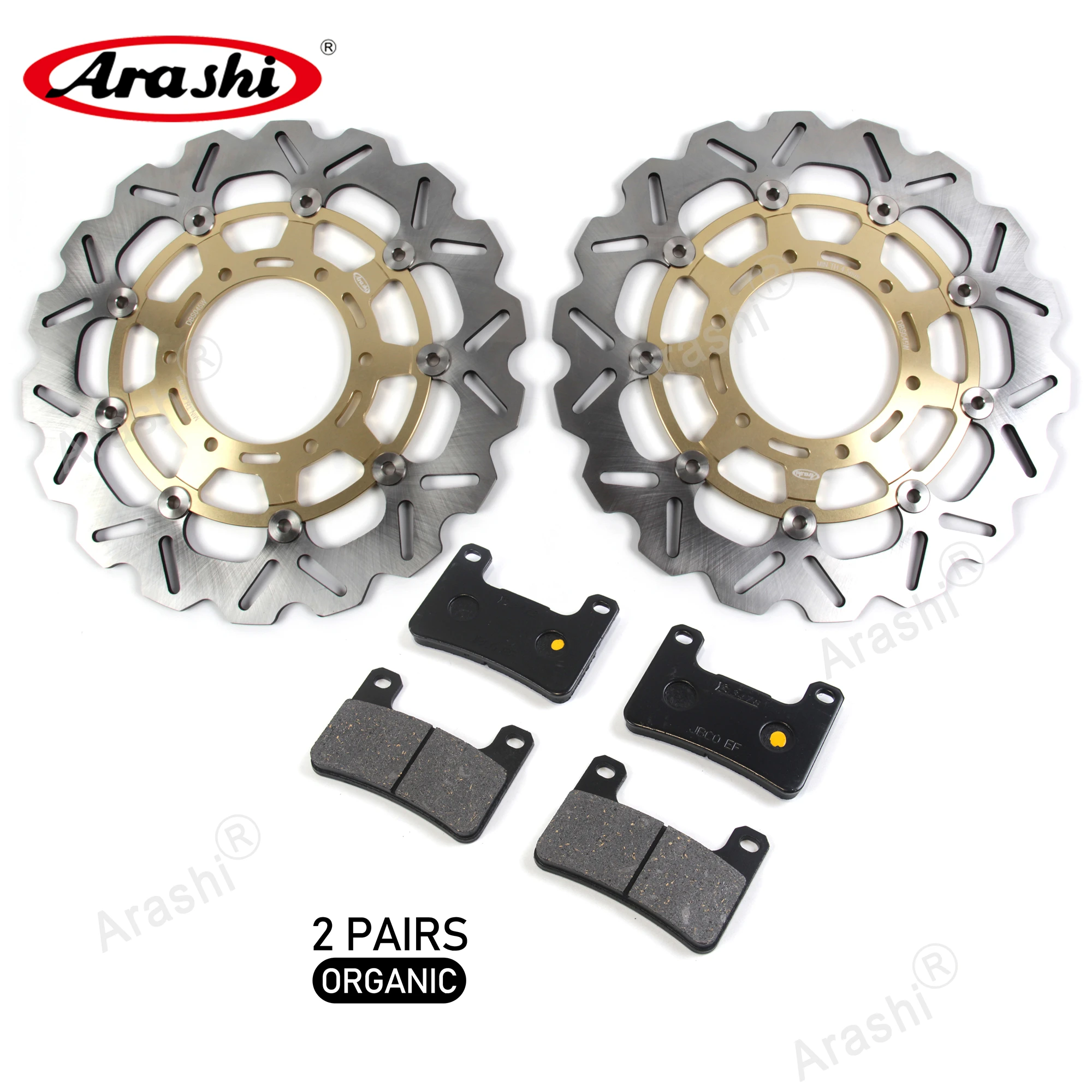 Передние тормозные диски с ЧПУ ARASHI колодки для SUZUKI GSX R 600 750 2008 2009 2010 GSXR600