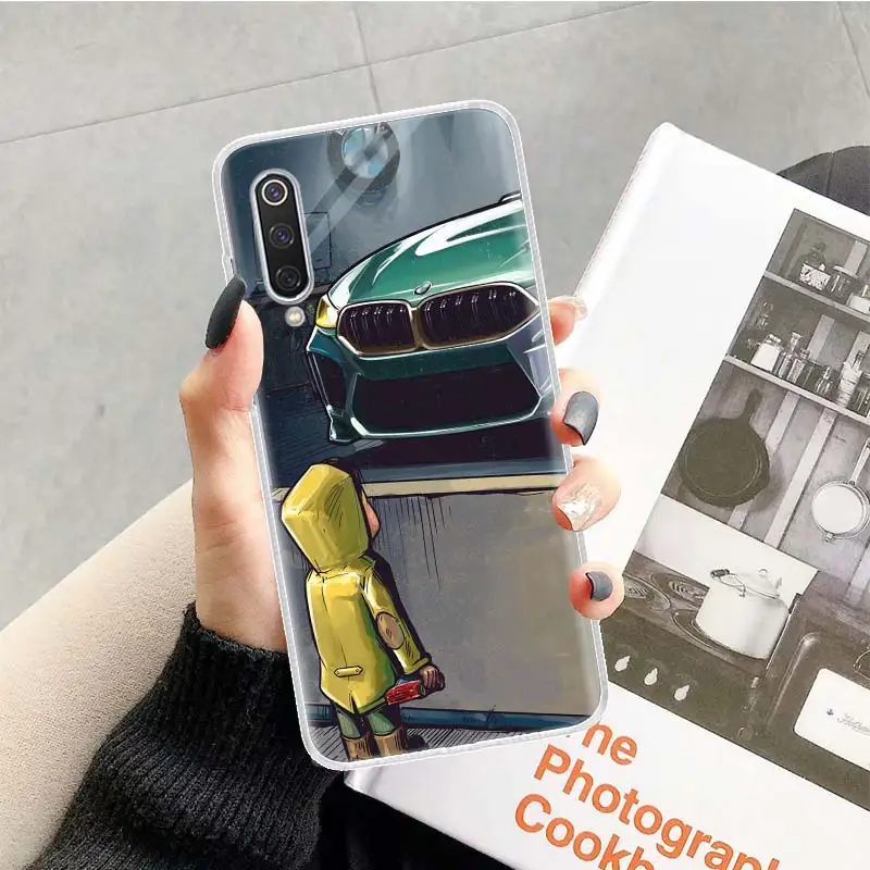 

Boy Girl See Sports Car Jdm Drift Phone Case for Xiaomi Redmi Note 10 9 9S 8 7 6 8T 8A 7A 6A S2 K20 MI 10 9 8 CC9 F1 Lite Pro So