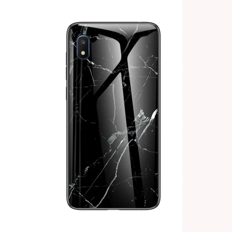 HSDLS Для Meizu M5 M6 M8 M9 Note мраморный узор градиентный закаленное стекло задняя крышка для Meizu M6T M5S M5 Мягкий ТПУ Край Оболочка Чехол - Цвет: HSDLS