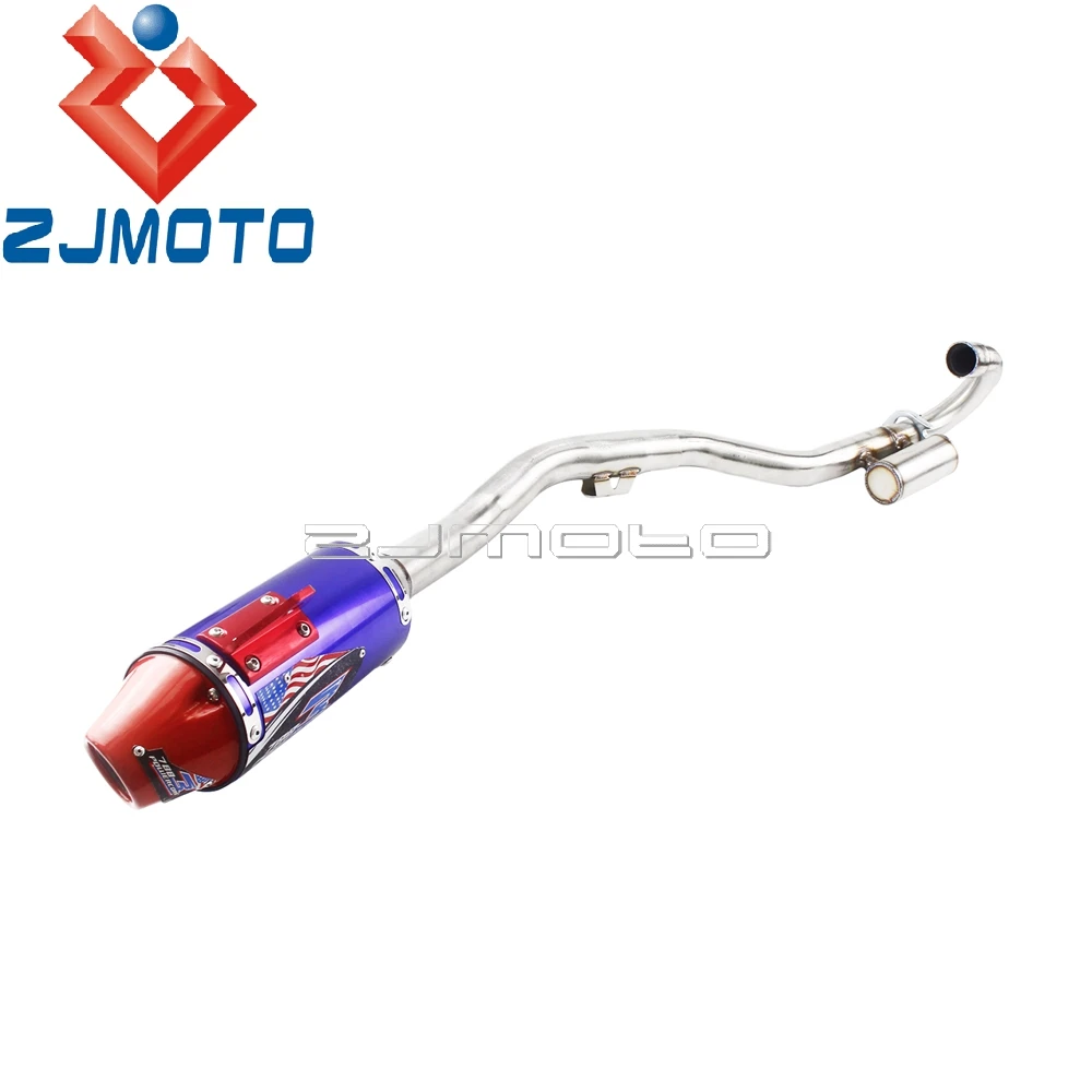 Мото Кроссовый полный глушитель выхлопной системы для Honda CRF150F CRF230F CRF 150 230 2003- грязи велосипед выхлопной трубы глушителя