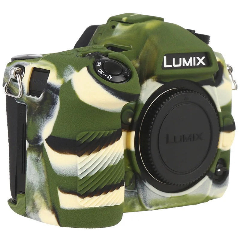 Силиконовый чехол для камеры LUMIX G9 Pro для Panasonic LUMIX G9 с текстурой личи, силиконовый защитный чехол для камеры