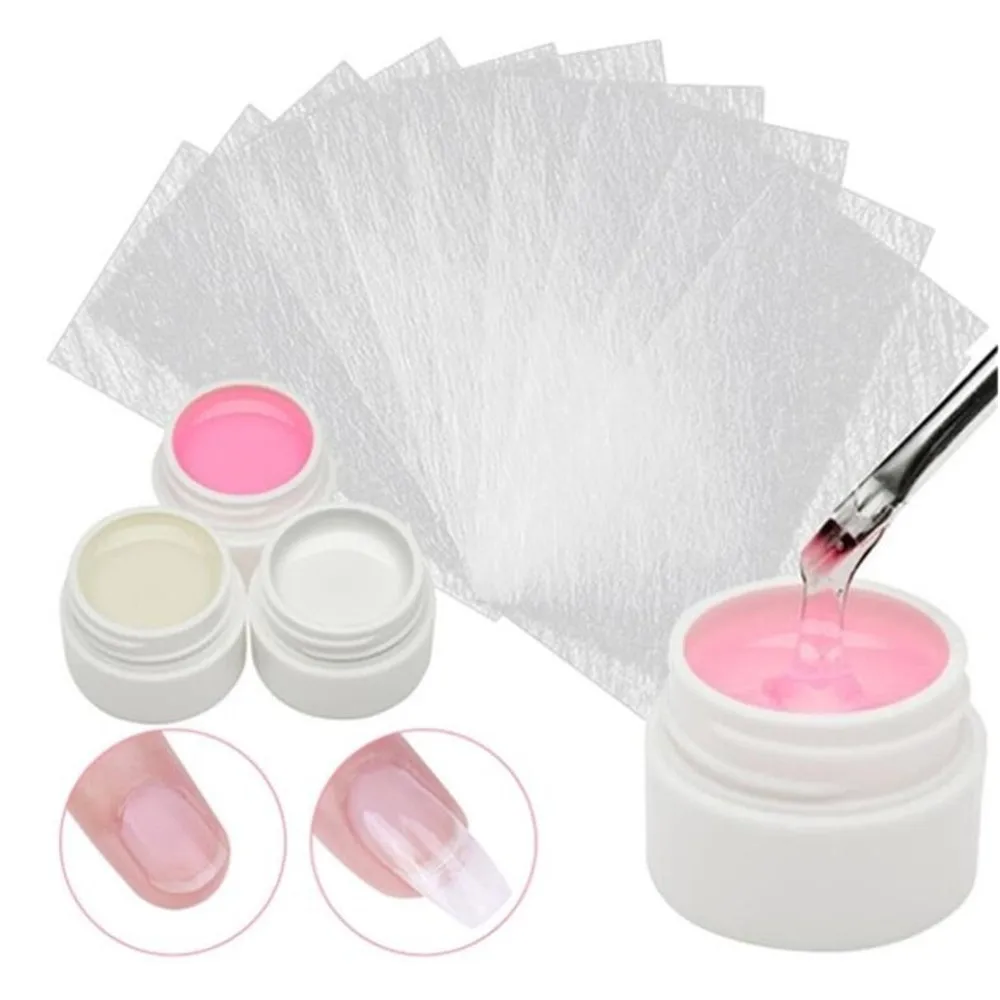 УФ-гель для наращивания ногтей основа дизайна нетканый шелковистый гель