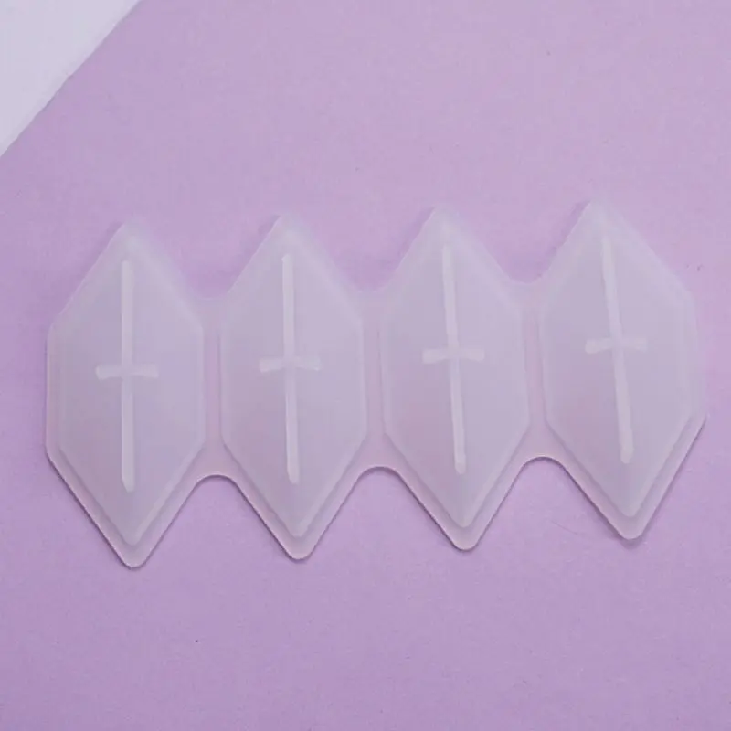 

Crystal Epoxy Resin Mold Hexagonal Jewelry Casting Silicone Mould DIY Craft Tool A0NF