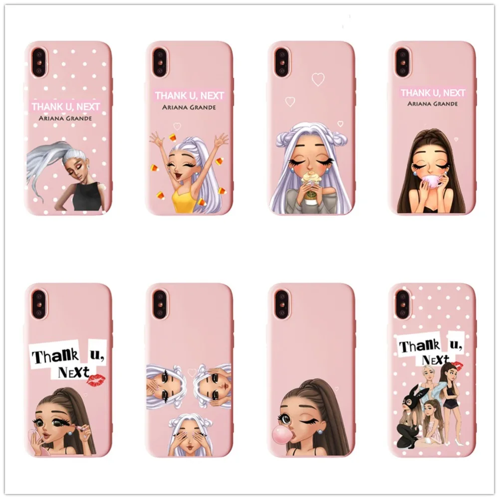 Ariana Grande God-женский розовый чехол для телефона iPhone XR XS Max 8 7 6s 6 Plus God-женский черный мягкий силиконовый розовый чехол
