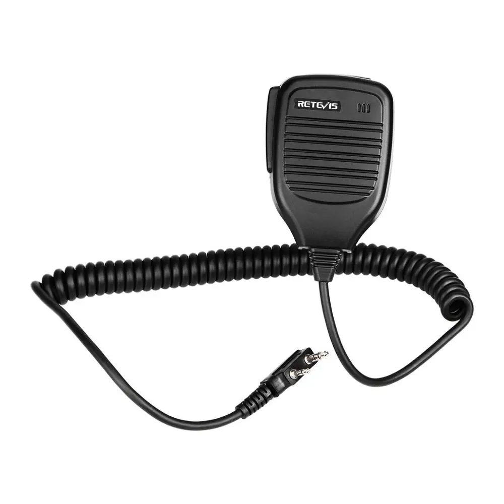 2 Pin PTT Динамик микрофон для BAOFENG UV-5R BF-888S Retevis H777 RT3 RT80 TYT PUXING Ham Радио иди и болтай Walkie