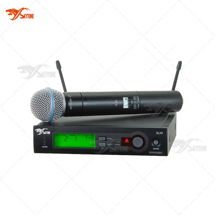

58A wireless true diversity microphones, SLX24 wireless sound system