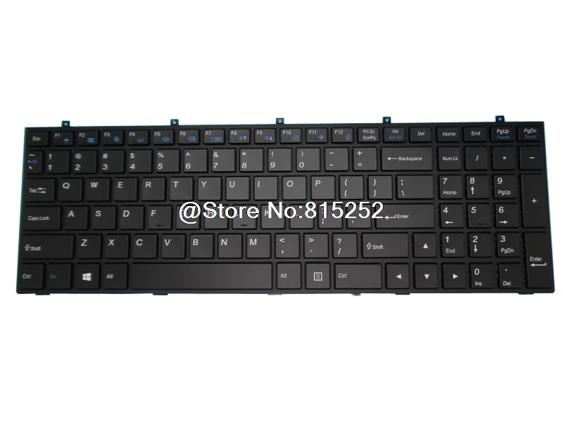 

Laptop Replacement Keyboard For Micromax For Alpha LI351568W English US With Black Frame Backlit OEM