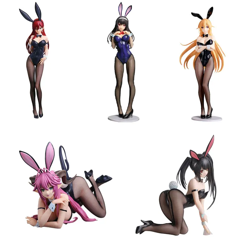 

Экшн-фигурка аниме Kasumigaoka utaha Tokisaki Kurumi Nakiri Erza Scarlet Asmodeus Bunny girl, Коллекционная модель, 20-48 см