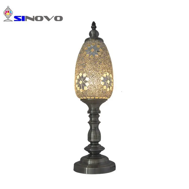 Светодиодная настольная лампа для чтения из мозаичного стекла | Лампы и