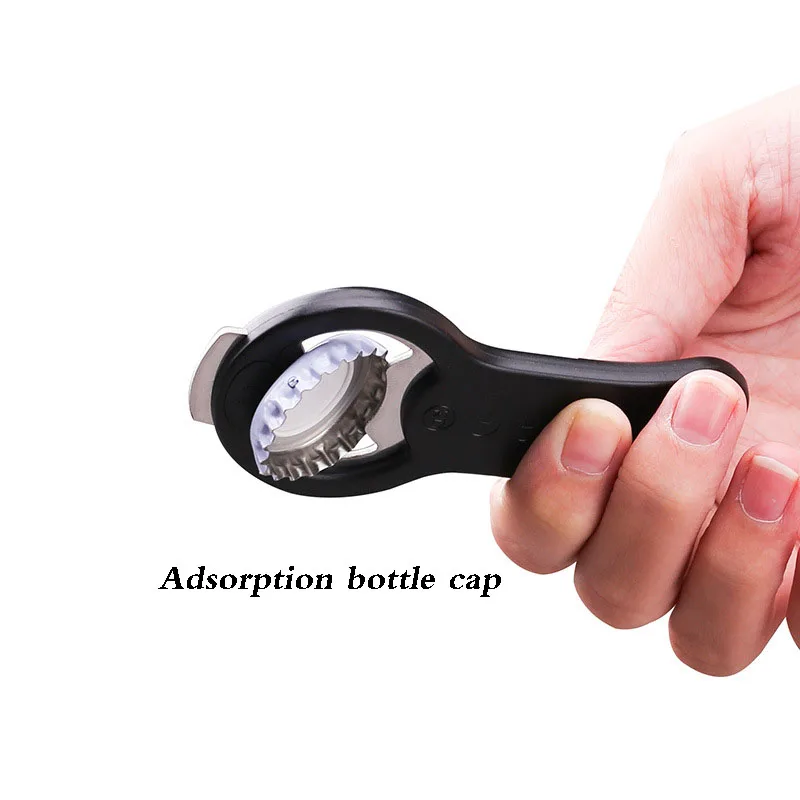 

LIUXDIV Magnetic Beer Bottle Opener Multifunctional Refrigerator Magnetic Wine Bottle Opener Creative Bottle Opener