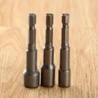 Набор Магнитных гаечных отверток, 3 шт., переходник для шестигранных сверл, отверток, насадок для гаек, электроинструменты, 14 дюйма, 38 дюйма, 516 дюйма