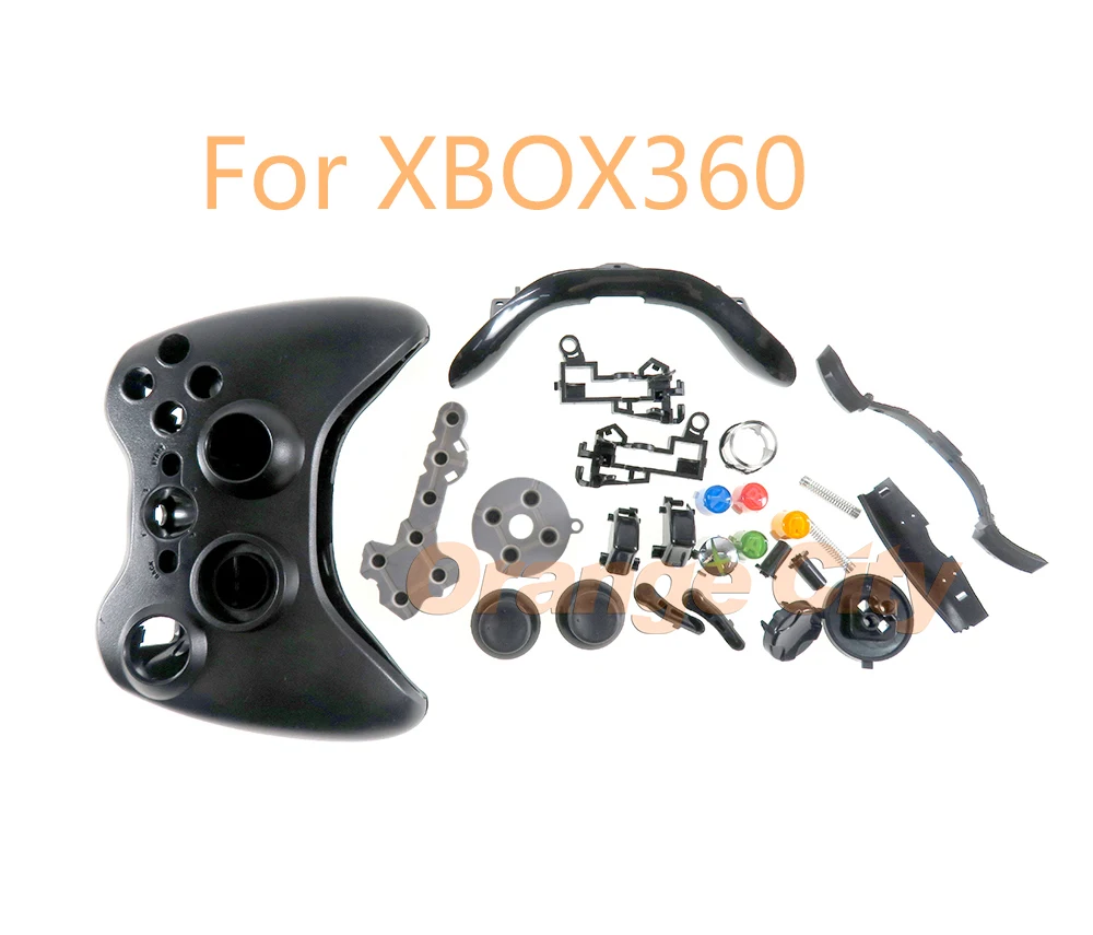 3 набора черный белый чехол с полным покрытием корпуса кнопками для Xbox360 xbox 360