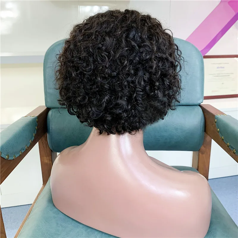 BD кудрявый парик для вырезания фея предварительно выщипанные 13X6 парики из