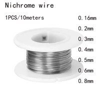 1pcs10meters nichrome wire diameter 0 2mm 0 6mm a1 heating wire resistance wire alloy heating yarn mentos