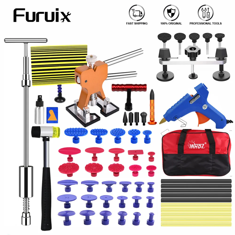 

Инструменты для беспокрасочного ремонта вмятин на кузове автомобиля, набор инструментов для удаления вмятин