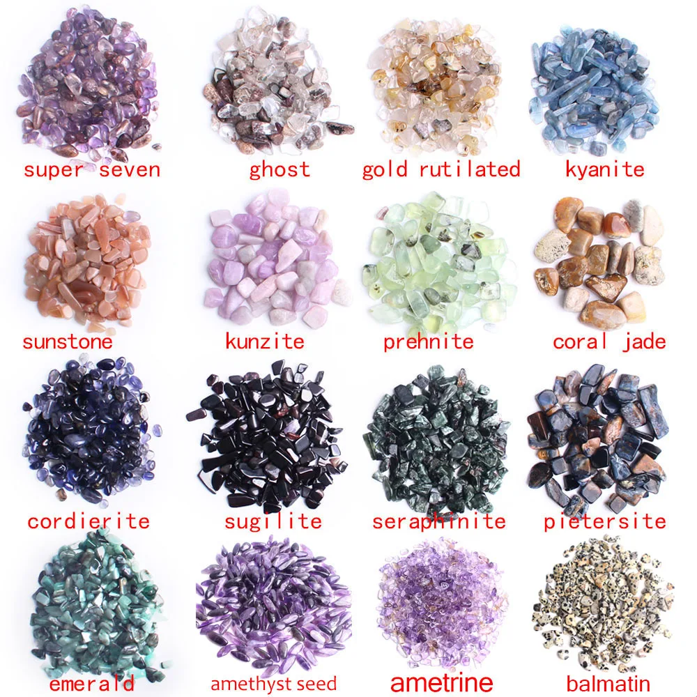 Красочный мини натуральный полированный кристалл кварца камень Макадам гравий