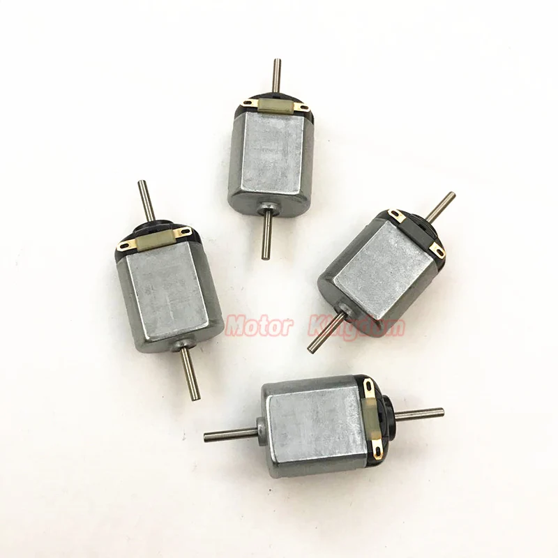 4 шт./лот мини 130 двигатель двойной вал 2 мм осевой DC 1 5 V 3V 14000 об/мин DIY хобби