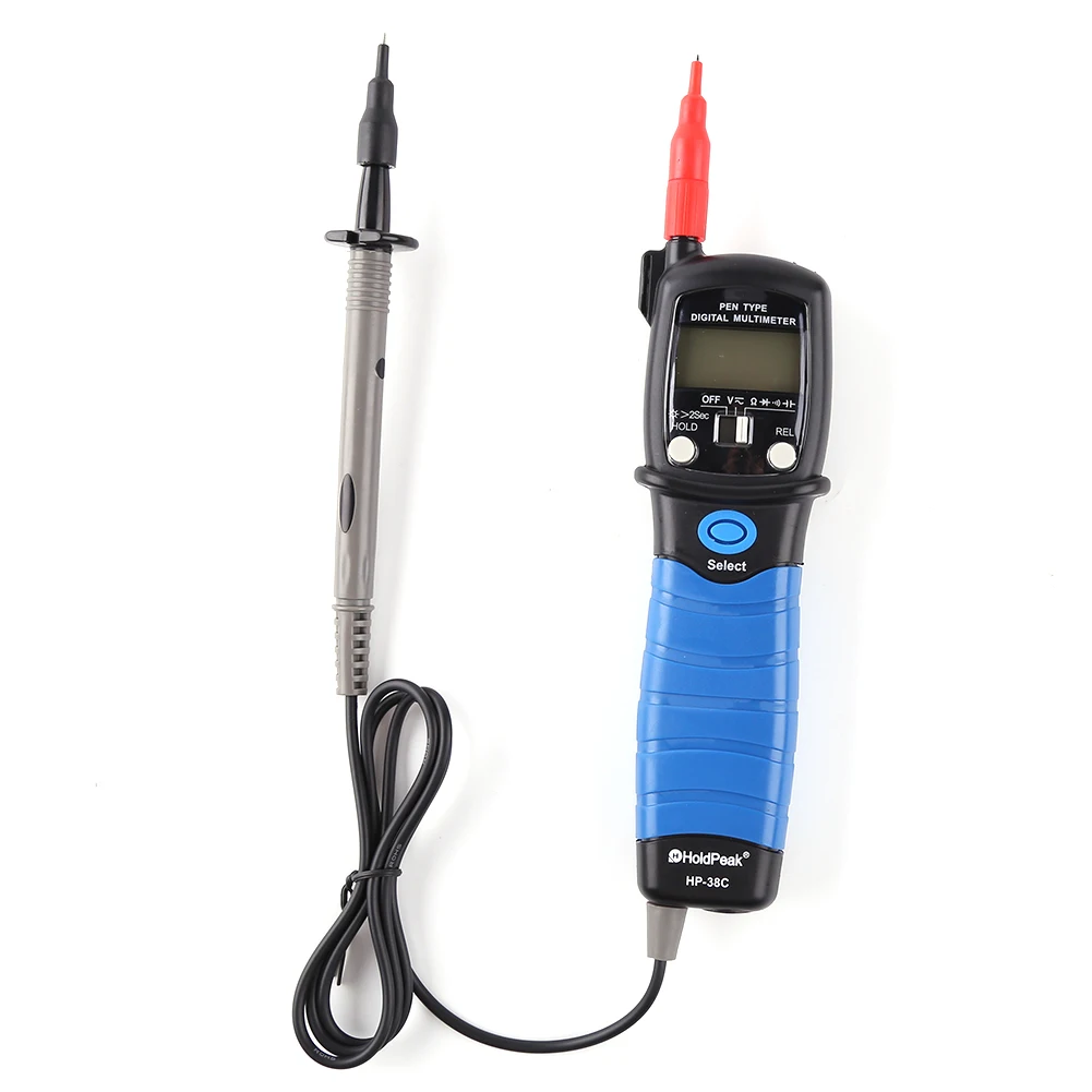

HP-38C Digital Multimeter 6000 Counts AC/DC Ammeter Volt Ohm Tester Meter Multimetro LCD Backlight Portable Voltage Diode Meter