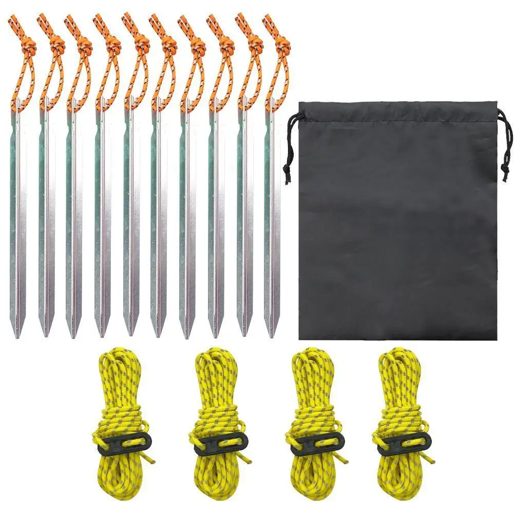 

Уличный навес и навес для палатки и набор гвоздей для кемпинга Толстая палатка из алюминиевого сплава для кемпинга с сумкой для хранения и в...