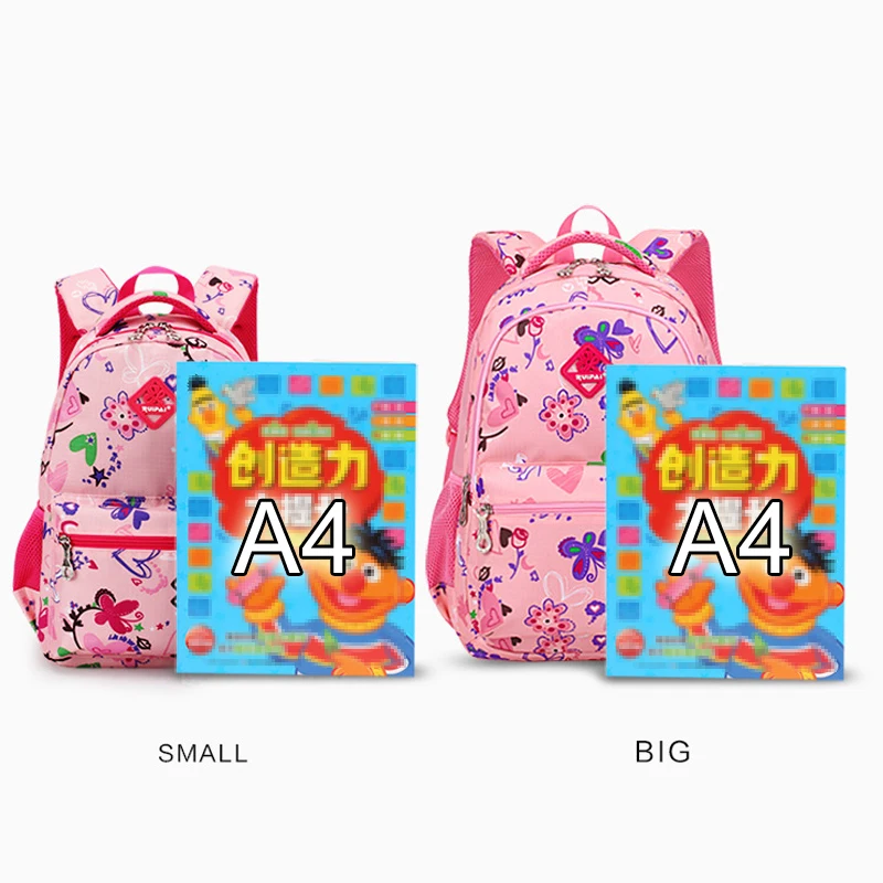 

Fashion Girl School Bag Waterproof light Weight printing Girls Backpack bags Lovely pink school bags for Pupils girls Backpacks