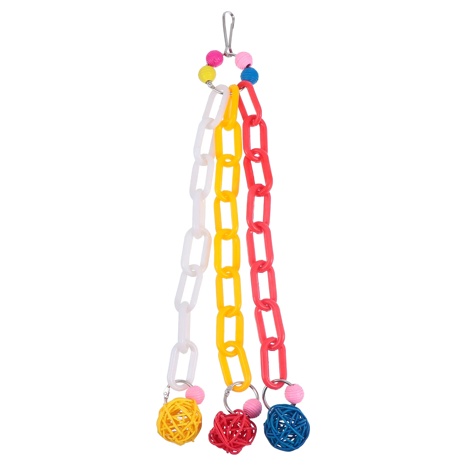 

Клетка для домашних животных, подвесная пластиковая цепь, плетеные попугаи, молярная игрушка