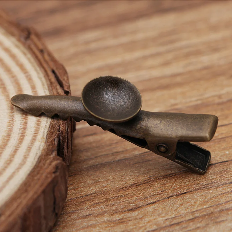 Резиновые заколки-невидимки с кабошоном 10 мм | Украшения и аксессуары