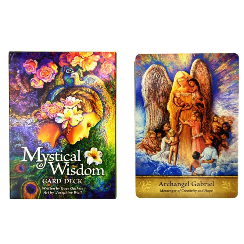 46 Cards Deck Mystical Wisdom Tarot Family Party Board Game English Oracle Card | Спорт и развлечения