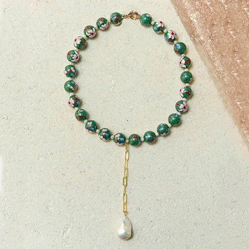 Vrouwen Чокеры kettingen колье Boho lariat nl perles bleues et pendentif corail красный коралл вешалка kettingen gelaagd - Окраска металла: necklace