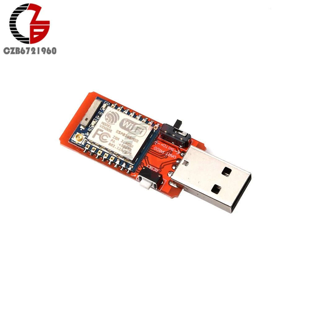 USB к ESP8266 ESP 07 ESP07 Беспроводной Wi Fi модуль Встроенная антенна 2 4G последовательный