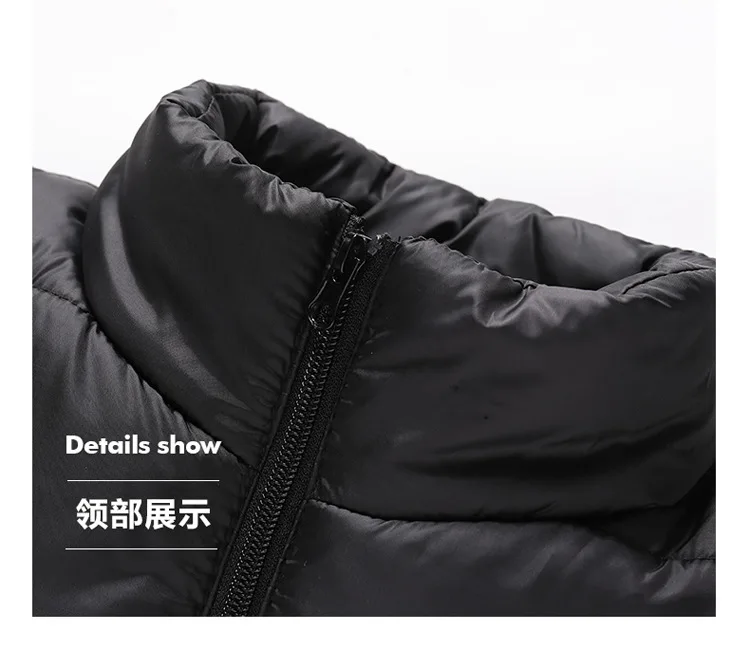 

Men's Sleeveless Vest Fashion Homme Winter Casual Coats Slim Outwear Thicken Waistcoats Casual Coats Mens Big Size 6XL Plus Size