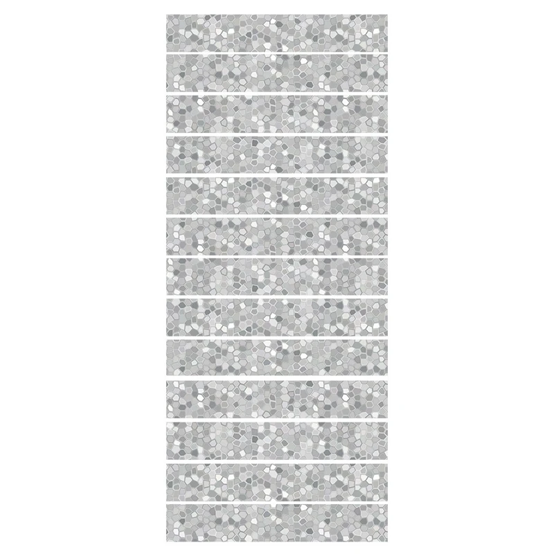 

13Pcs Stair Stickers Decorative Waterproof DIY Self Adhesive Staircase Stickers for Stairway Furniture Bathroom Home