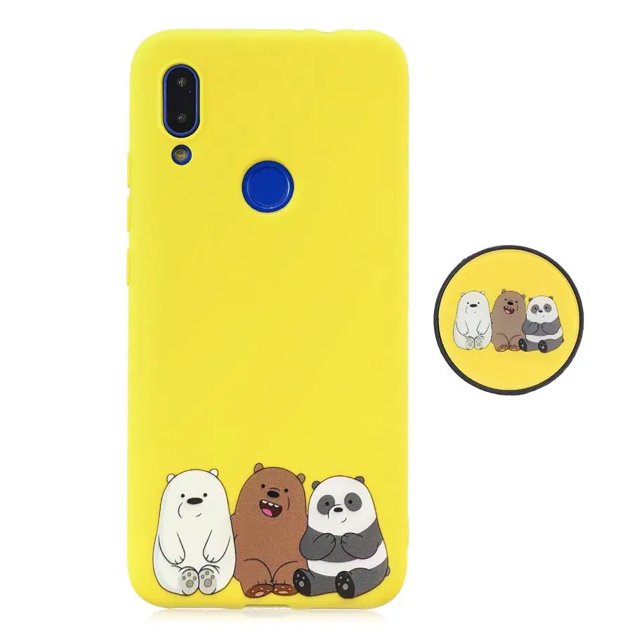 A7 Huawei Y5 Y6 Y7 силиконовый чехол с мультяшным рисунком для huawei Y6 Prime Coque Honor 8S чехол милый Стенд мягкие чехлы для телефонов - Цвет: A7