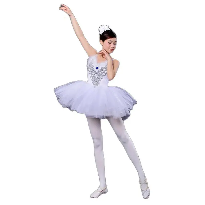 Балетная юбка для взрослых танцевальный костюм с перьями одежда лебедя и озера