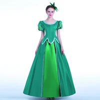 anime mermaid cosplay ariel costume adult women green performance princess dress carnival christmas ball gown